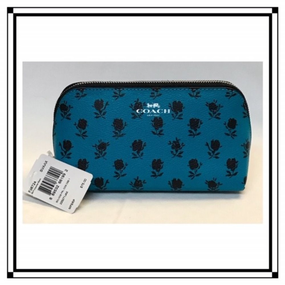 Coach Leather Cosmetic Bag - NWT